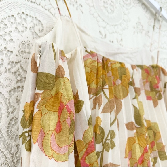 Rebecca Taylor Wild Peony Pleated Tank - Picture 10 of 16